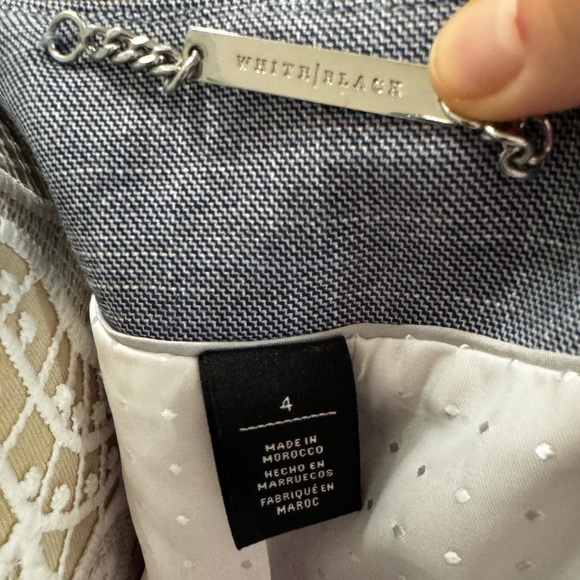 WHBM jacket. New, newer worn, no tags. Size 4. Lots of interesting details. - Picture 7 of 8